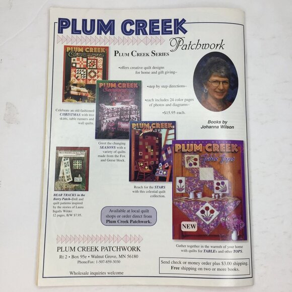 Traditional Quiltworks Pattern Magazine Quilter Feb Mar 1998 Issue No 54 Pattern - Picture 12 of 13